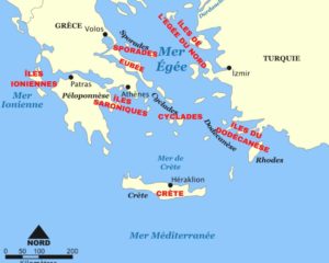 Les îles grecques